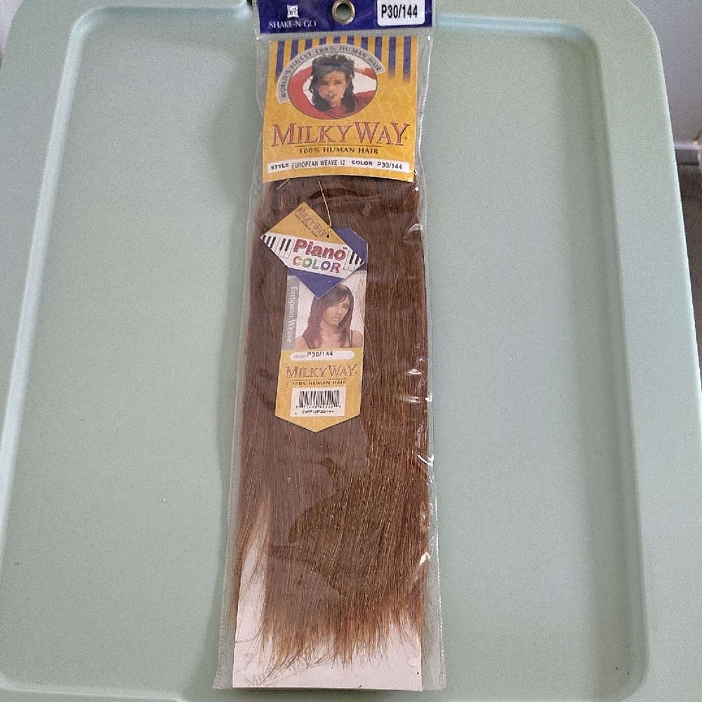 NIP Milky Way 100% Human Hair Wefted For Weaving